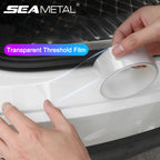 Car Transparent Threshold Film Car Sticker Door Edge Scratchproof Protector Anti-Dust Nano Tape Auto Bumper Strip Car Detailing Car Mobile World