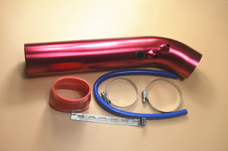 Air Intake Pipe Full Set 3" 76mm Car Cold Air Intake System Turbo Induction Pipe Tube Kit Universal
