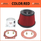 EPLUS Car Filters Air Intake System High Flow Filtre A Air Voiture Universal Connecting Base Red Green 3inch 76mm Automobiles CM World