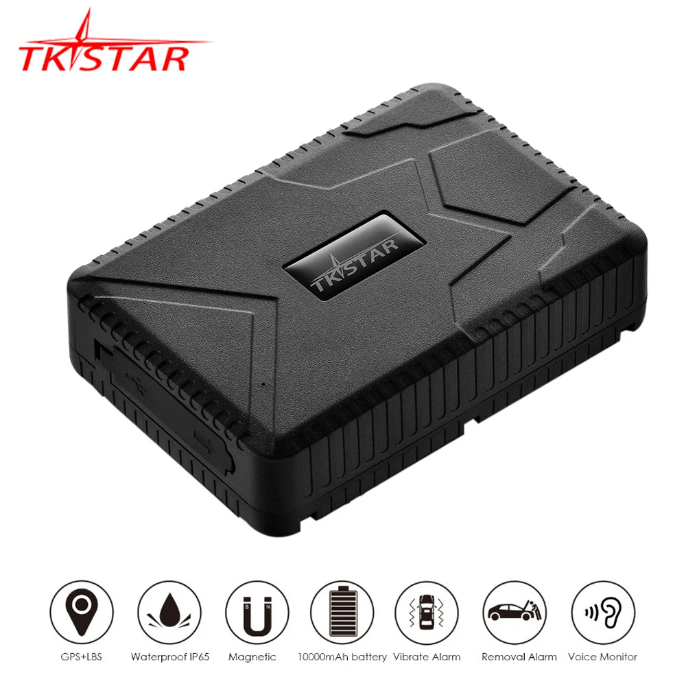 Car GPS Tracker TK915 GPS Locator 10000mAh 2G Magnet Waterproof IP65 GPS Car Tracker Tamper Alert LIFETIME FREE APP TKSTAR CM World