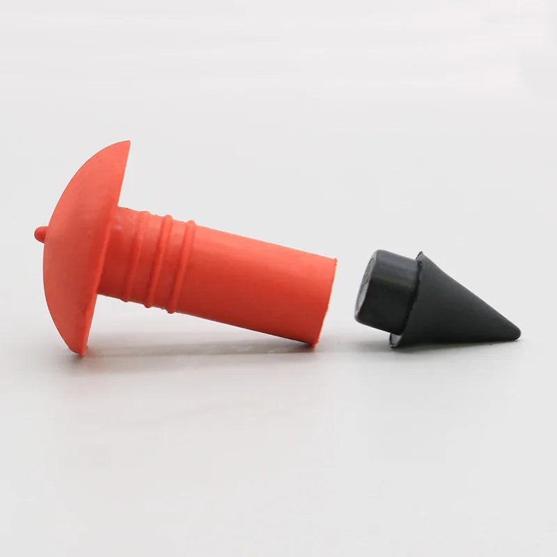 180Pcs Universal Mushroom Shaped Tubeless Tire Repair Insert Sockets Plugs Red Black 7mm 8mm Tire Repair Rubber Bullet for Car CM World