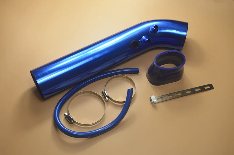 Air Intake Pipe Full Set 3" 76mm Car Cold Air Intake System Turbo Induction Pipe Tube Kit Universal