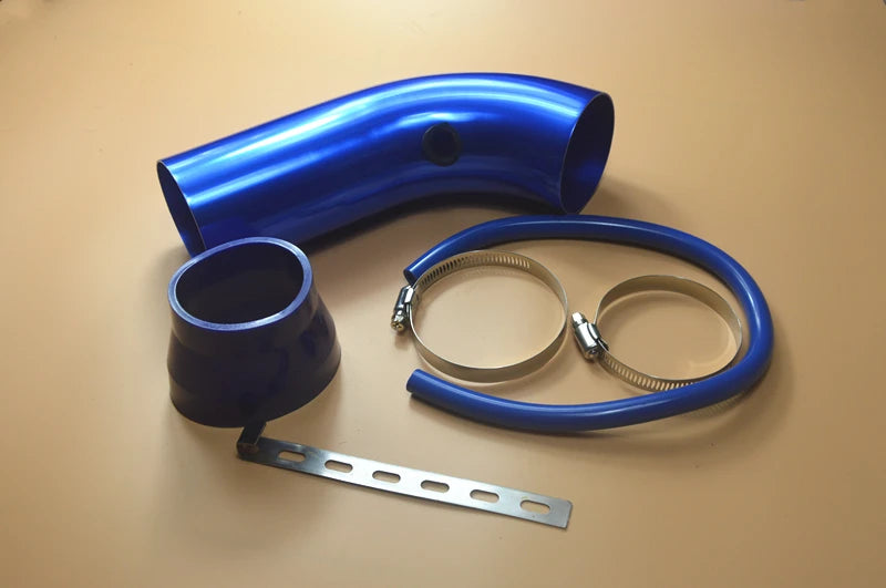 Air Intake Pipe Full Set 3" 76mm Car Cold Air Intake System Turbo Induction Pipe Tube Kit Universal