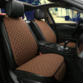 Universal Car Seat Cover Protector Linen Front Rear Back Flax Summer Cushion Pad Mat Sedan Suv Pick-up Car Interior Accessories CM World