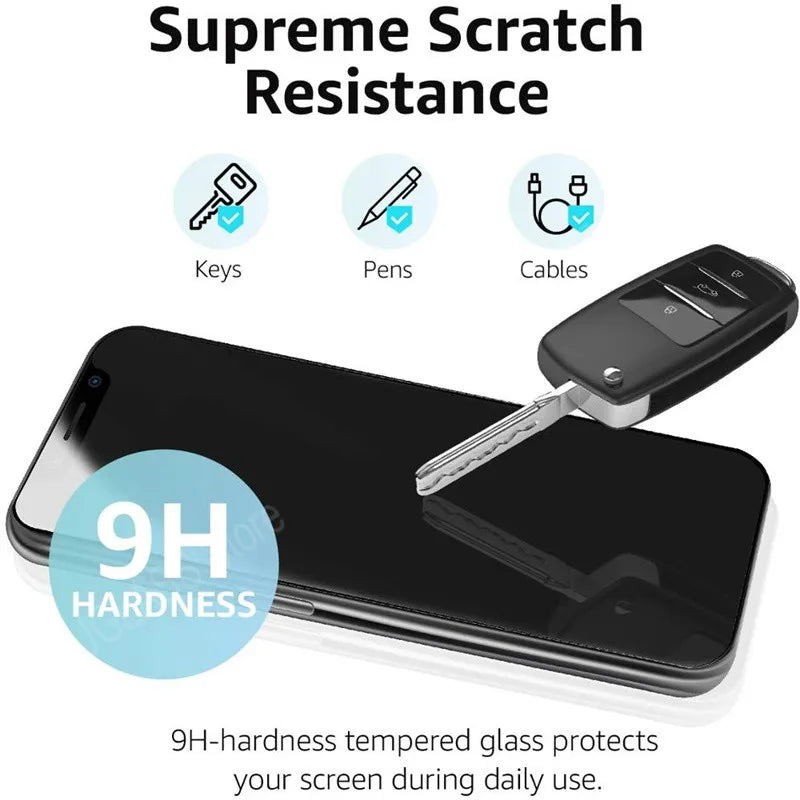 3Pcs Tempered Glass For iPhone 11 12 13 14 15 Pro Max 12 13 Mini screen protector For iPhone 6S 7 8 Plus XR XS Max 16E Glass Car Mobile World