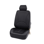 Universal Car Seat Cover Protector PU Leather Front & Rear Seat Back Cushion Pad Mat Backrest for Auto Interior Truck SUV Sedan