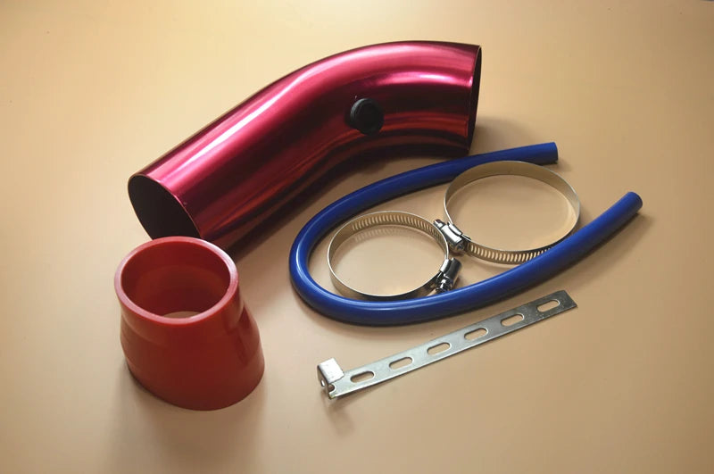Air Intake Pipe Full Set 3" 76mm Car Cold Air Intake System Turbo Induction Pipe Tube Kit Universal