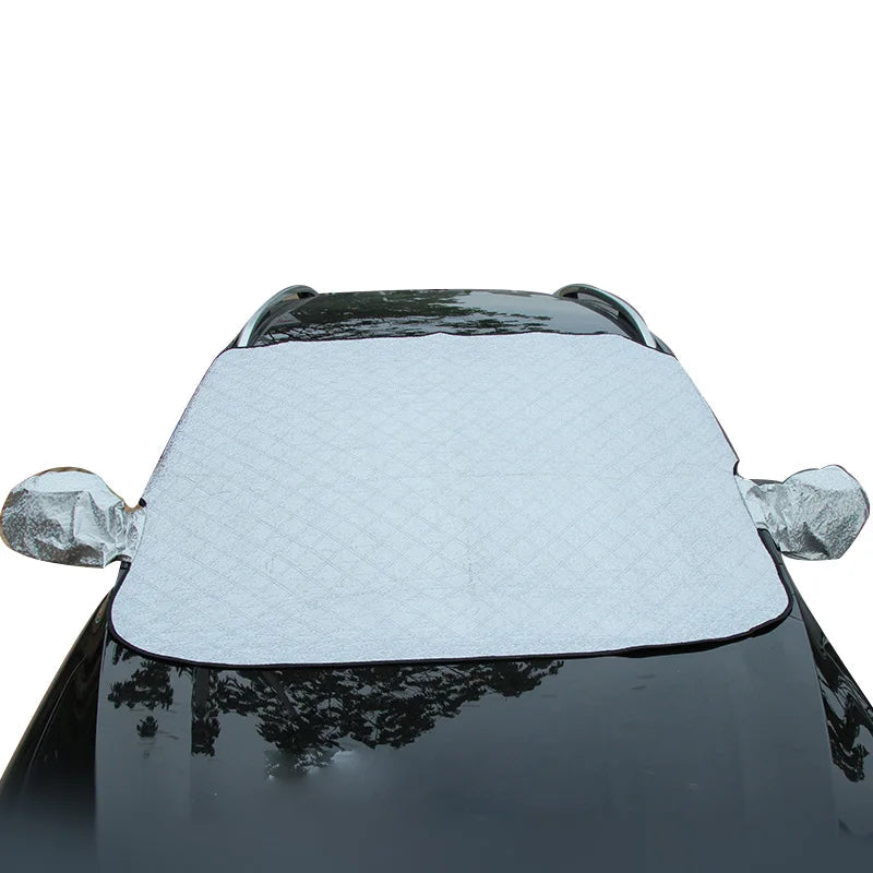 SEAMETAL Car Windshield Snow Shield for Winter Car Cover Front Window Anti Ice Frost Outdoor Protection Snow Cover with Magnet Car Mobile World