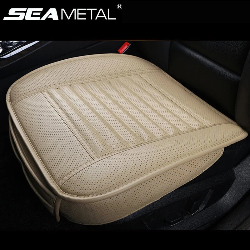 Universal Leather Car Seat Covers Interior Automobiles Seats Cover Mats Auto Seat-Cover Cushion Protector Chair Pads Accessories