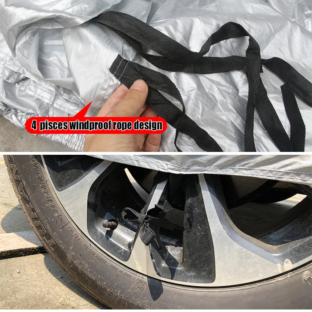 Full Car Cover For Chevrolet Blazer 2018-2027 Windproof SUV Outdoor Sun Rain Snow Scratch Prevent Cover