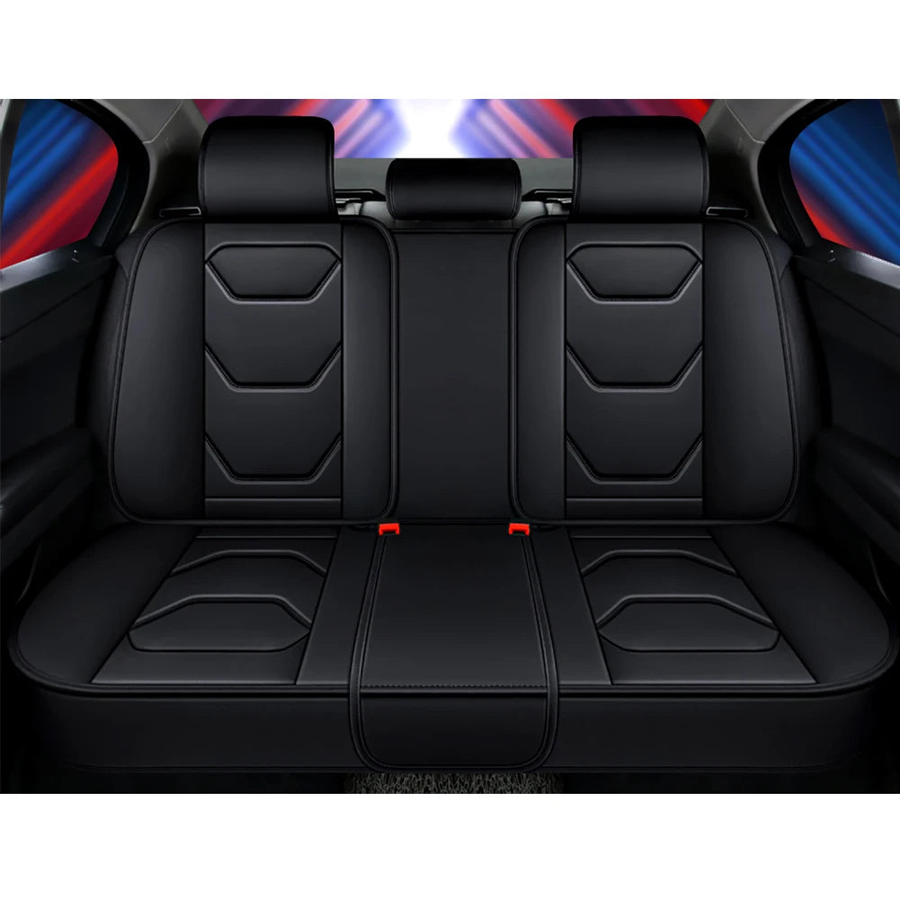 Leather Car Seat Covers for Hyundai Getz Accent 2008 Santa Fe Tucson Elantra Creta Veloster Grand i10 ioniq i10 Seat Protector