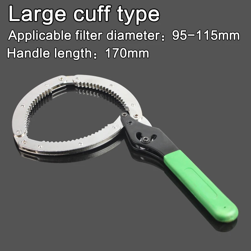 8/12 Inch Adjustable Belt cuff Oil Filter Wrench Removel Tools Chain Type Truck Repair Tools Heavy Spanner Car Mobile World