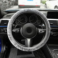 Premium Soft Short Fur Car Steering Wheel Cover High-density Warm Plush Winter Steering Wheel Protector Cover 38cm Accessories