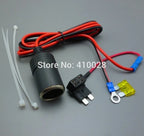 shhworldsea 1/5/50/100PCS 1M 1.5mm2 mid Car Cigarette connector Lighter socket DC12V 24V Extension ATC standard Fuse Tap Holder