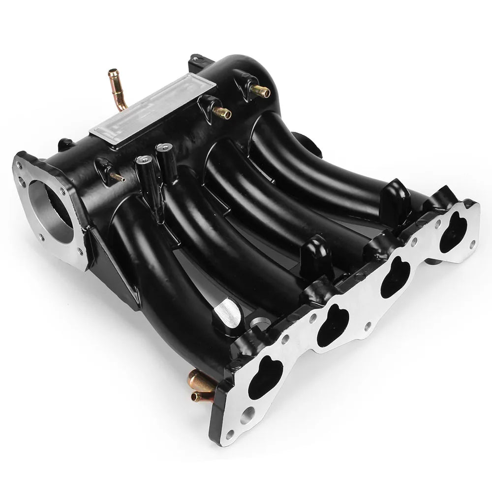 RASTP-Silver Cast Aluminum Intake Manifold For 1988-2000 Honda Civic CRX Del Sol SOHC D Series CX DX EX GX RS-CR1818