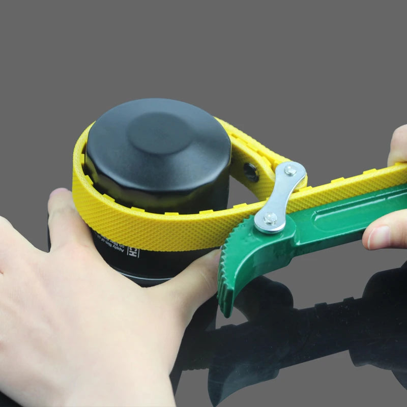 8/12 Inch Adjustable Belt cuff Oil Filter Wrench Removel Tools Chain Type Truck Repair Tools Heavy Spanner Car Mobile World