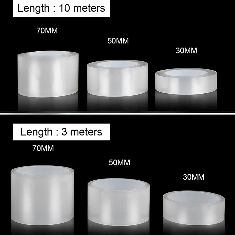 Car Transparent Threshold Film Car Sticker Door Edge Scratchproof Protector Anti-Dust Nano Tape Auto Bumper Strip Car Detailing Car Mobile World