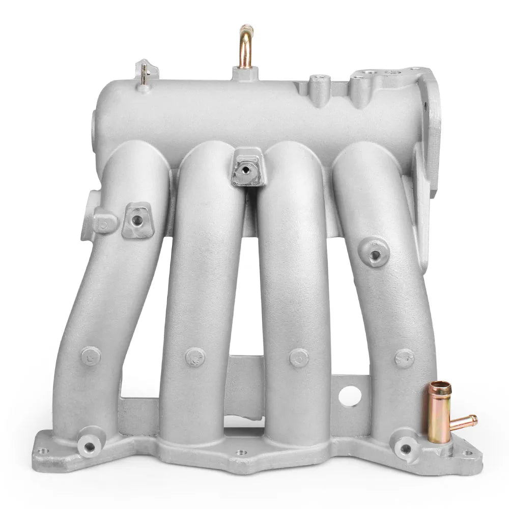 RASTP-Silver Cast Aluminum Intake Manifold For 1988-2000 Honda Civic CRX Del Sol SOHC D Series CX DX EX GX RS-CR1818