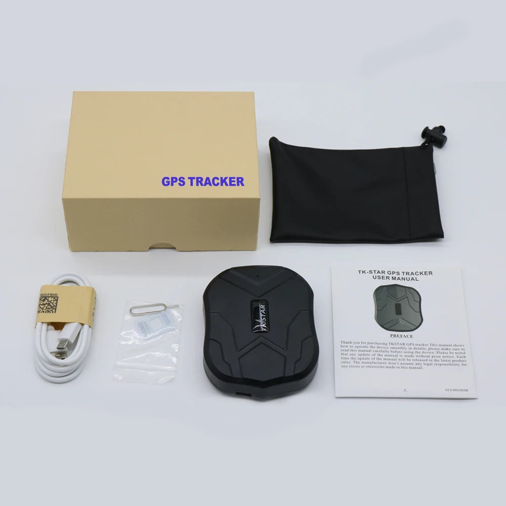 Car Tracker 4G GPS Tracker Car 10000mAh 4G TKSTAR TK905B GPS Locator Waterproof GPS Tracker Auto Magnet Free Web APP PK TK915 CM World