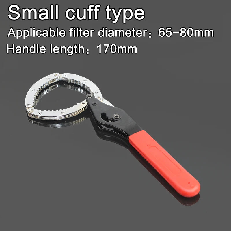 8/12 Inch Adjustable Belt cuff Oil Filter Wrench Removel Tools Chain Type Truck Repair Tools Heavy Spanner Car Mobile World