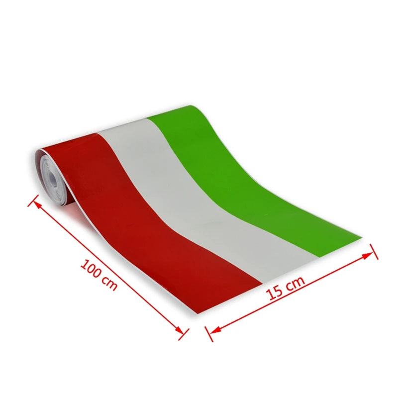 runmade Car Auto Hood Roof Fender M-Colored Power Flag Stripe Sticker Decal For BMW 1 2 3 4 5 7 Series Q5 Q7 X1 X3 Car Mobile World