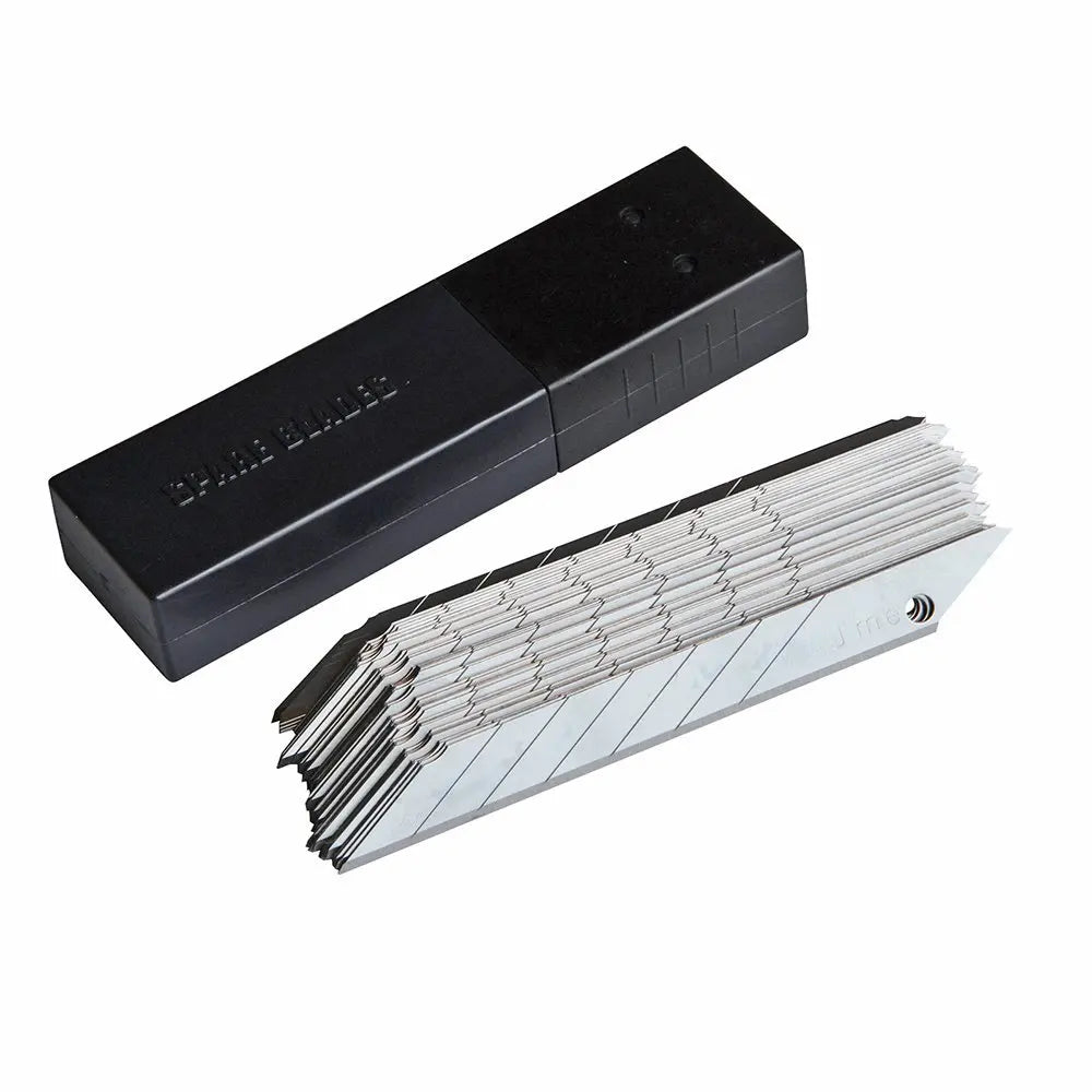 EHDIS 50/100pcs 9mm Carbon Steel Spare Snap Off Blade 30 Degree Art Knife Vinyl Wrap Film Cutter Car Sticker Decal Cutting Tool