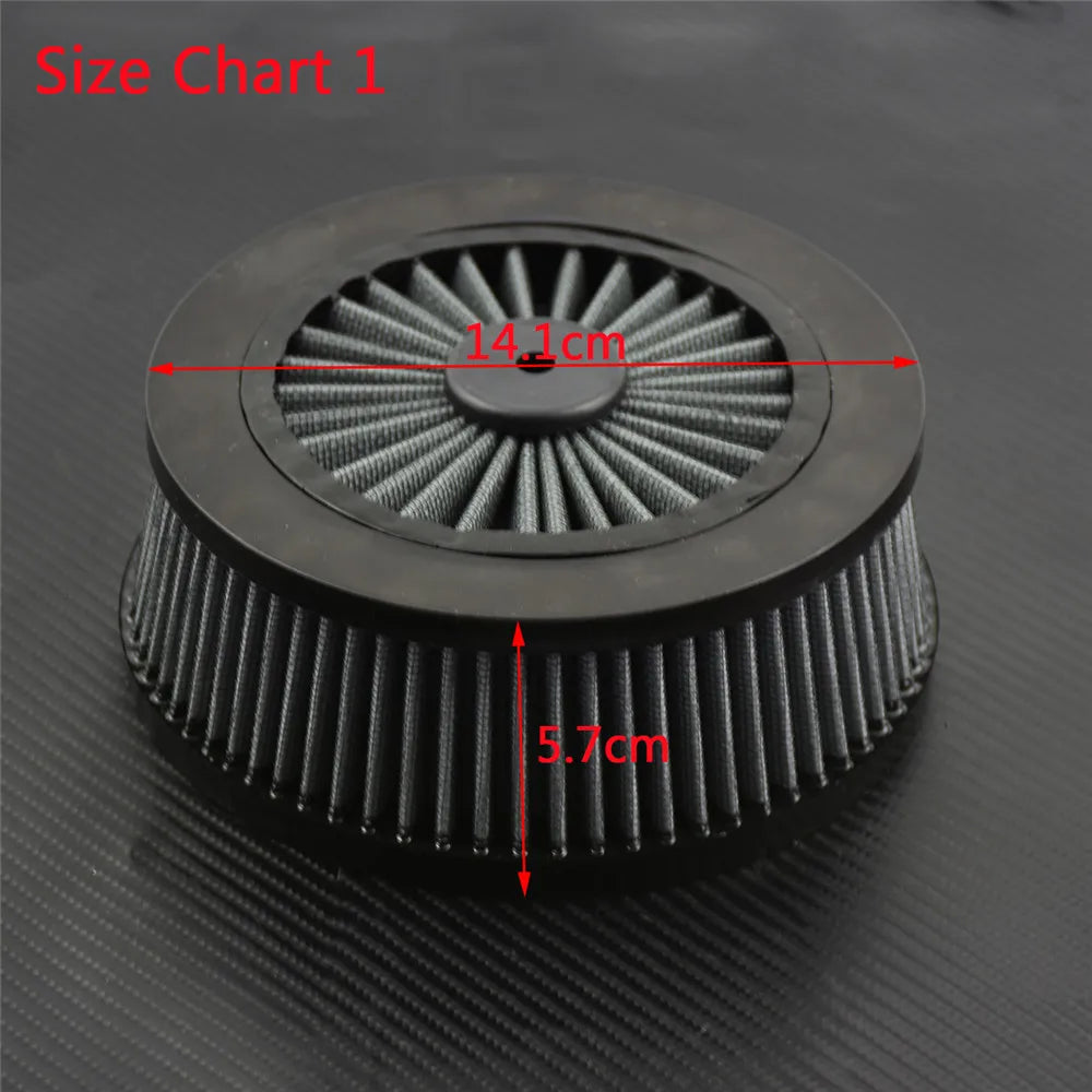 1PC Motorcycle CNC Replacement Air Cleaner Intake Filter System Inner Element For Harley Sportster XL Touring Softail Dyna FXDLS CM World