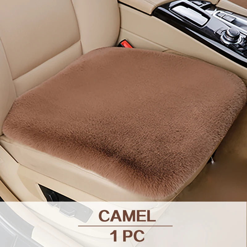 Plush Seat Cover Cushion For Chevrolet Citroen Infiniti HAVAL Peugeot Winter warm Plush Seat Protector Interior Accessories