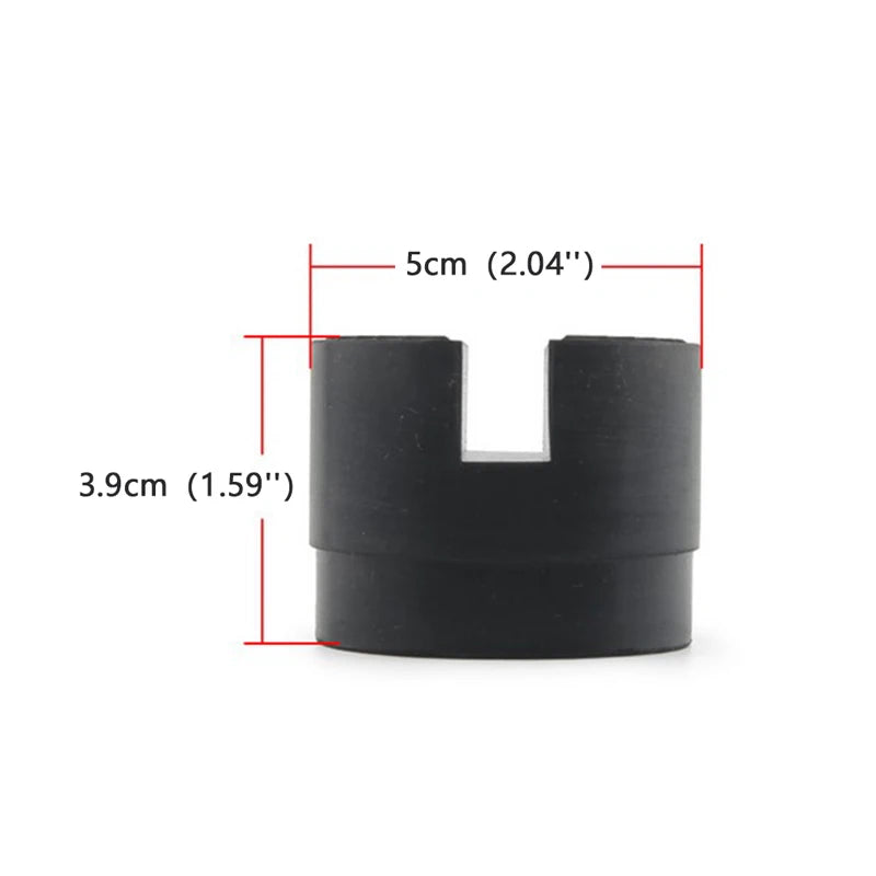 Universal Car Truck Cross Slotted Frame Rail Floor Jack Disk Rubber Pad Adapter Car Jack CM World