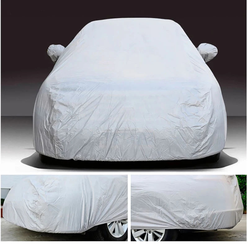 SEAMETAL Full Car Cover Indoor Outdoor Car Protective Cover Sun Shade Dustproof Anti UV Protection Cover Universal for Sedan SUV