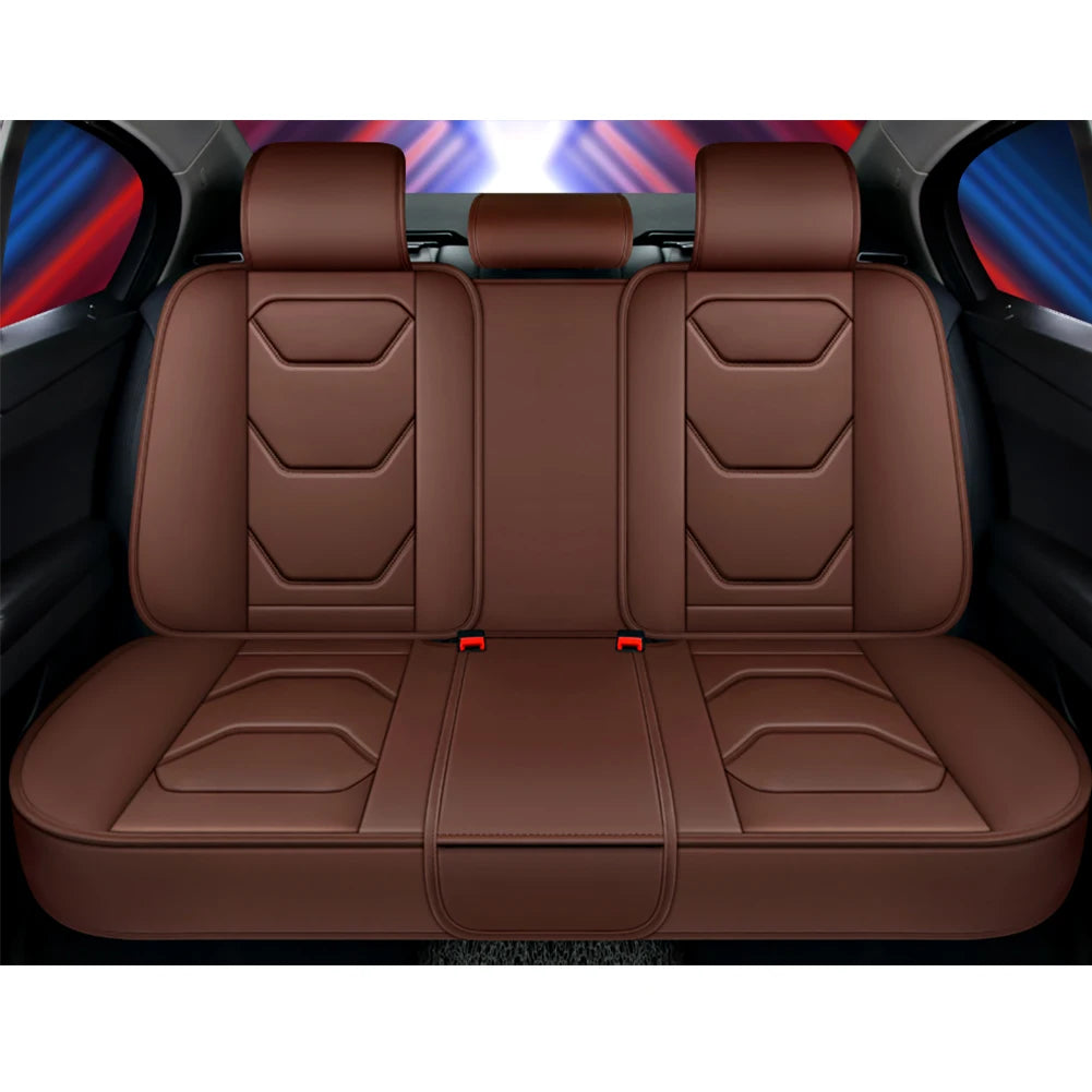 Leather Car Seat Covers for Hyundai Getz Accent 2008 Santa Fe Tucson Elantra Creta Veloster Grand i10 ioniq i10 Seat Protector
