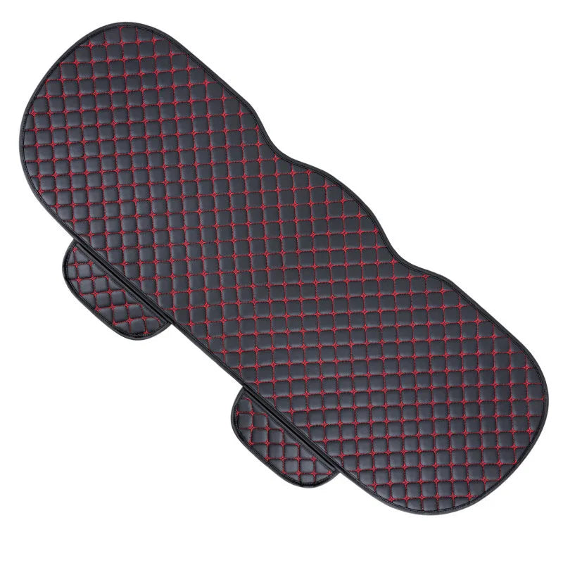 SEAMETAL PU Leather Car Seat Cover Universal Seat Cushion Auto Chair Protective Cover Auto Protector Pad with Storage Pocket