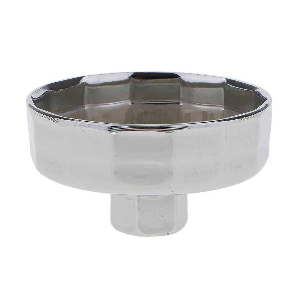 74mm 14 Flutes Universal Oil Filter Wrench Cup Housing Tool Remover Car Mobile World