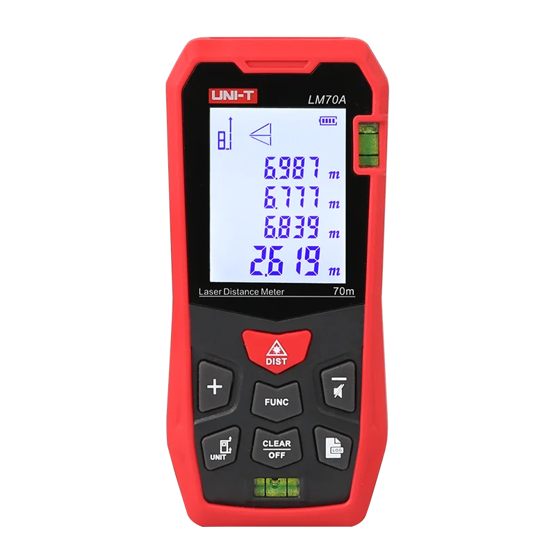 UNI-T Laser Rangefinder LM50A LM70A LM100A LM120A Laser Distance Meter Digital Range Finder Tape Measure CM World