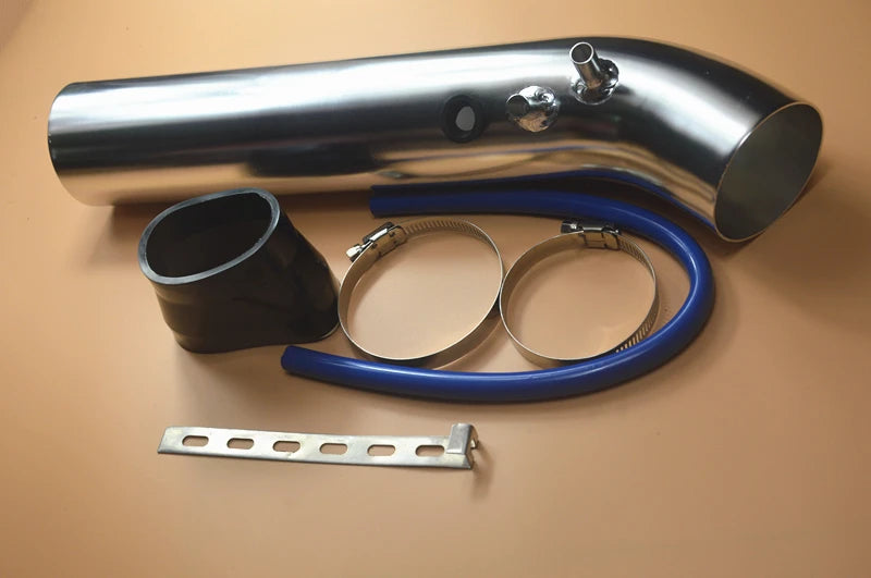 Air Intake Pipe Full Set 3" 76mm Car Cold Air Intake System Turbo Induction Pipe Tube Kit Universal