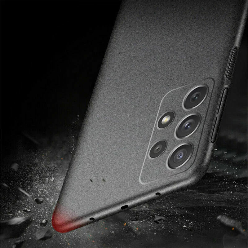 Ultra-Thin Slim Matte Sandstone Case For Samsung Galaxy A17 A55 A54 A53 S26 S25 S22 S23 S24 Ultra Plus Shockproof Hard PC Case