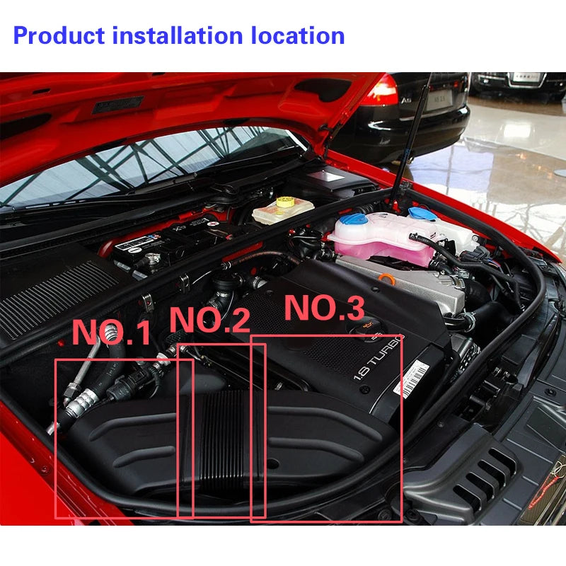 8E0129618H 8E0129617D 8E0129739C for Audi A4 B6 B7 2003-2008 Wind Guide Device for Air Inlet of Automobile Air Filter Tube