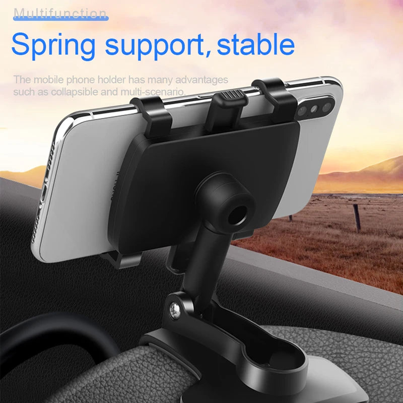 360 Degrees Car Phone Holder Universal Smartphone Stands Car Rack Dashboard Support for Auto Grip Mobile Phone Fixed Bracket CM World