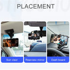 360 Degrees Car Phone Holder Universal Smartphone Stands Car Rack Dashboard Support for Auto Grip Mobile Phone Fixed Bracket CM World