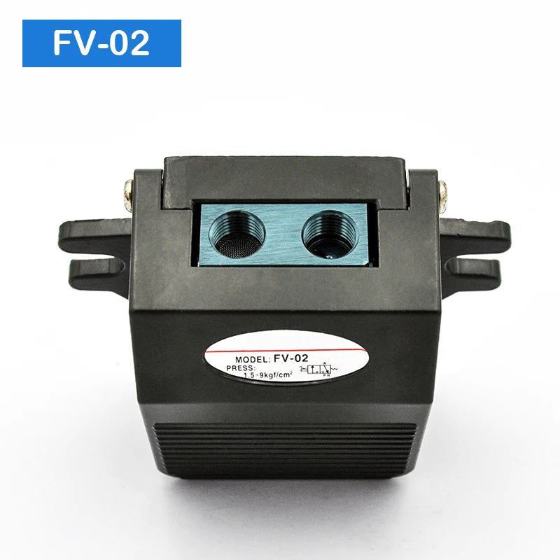 FV-02 2 Way 2 Position Foot Pneumatic Pedal Valve Tool Switch Air Valves With PC Connector 1/4BSP Threaded