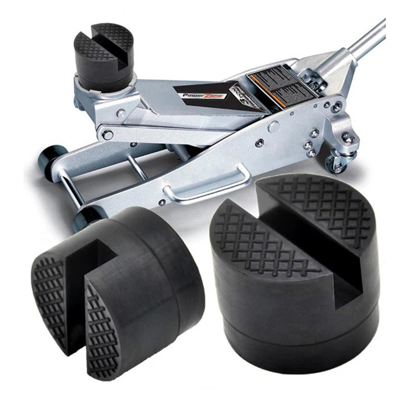 Universal Car Truck Cross Slotted Frame Rail Floor Jack Disk Rubber Pad Adapter Car Jack CM World