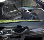 Car Styling 50*200cm DIY High Glossy 5D Carbon Fiber Vinyl Wrap Film Motorcyle Automobiles Car Sticker And Decals Accessories