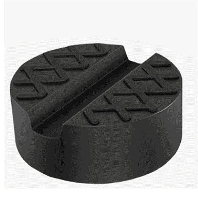 1pc Car Jack Rubber Pad Universal Round  Anti-skid Buffer Jack Support Rubber Slotted Frame Block Jack Guard Adapter Bracket CM World