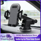 Universal Sucker Car Phone Holder Multifunctional Mount Dashboard Windshield Air Vent GPS Support For iPhone Samsung Xiaomi