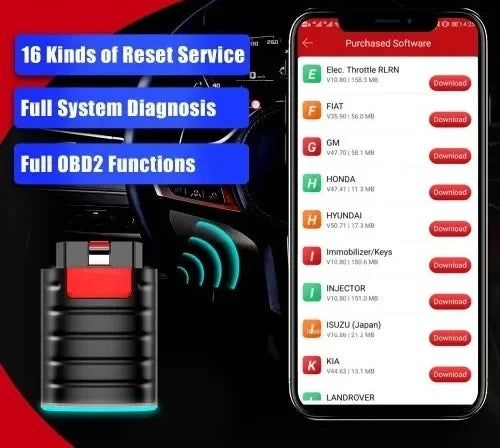 Thinkcar Thinkdiag OBD2 Diagnostic Tool Full System Code Rea-der with Free License Update for One Year for Testing Equipment Car Mobile World