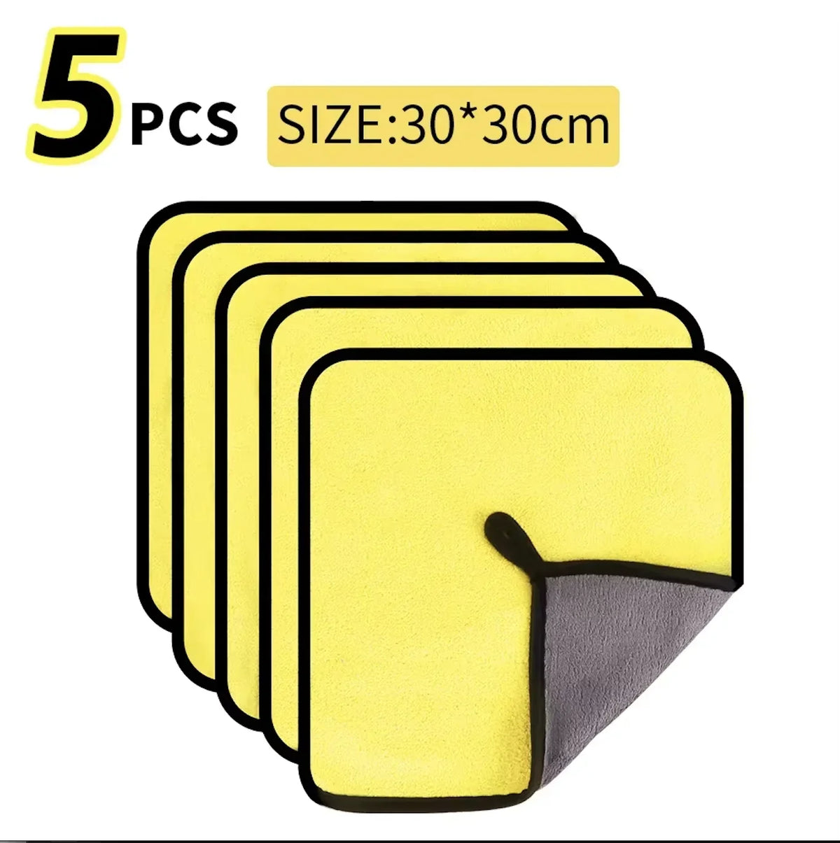 10-1Pcs Microfiber Cleaning Towel Car Cleaning Cloths Professional Detailing Car Drying Microfiber Towel Wash Towels Accessories