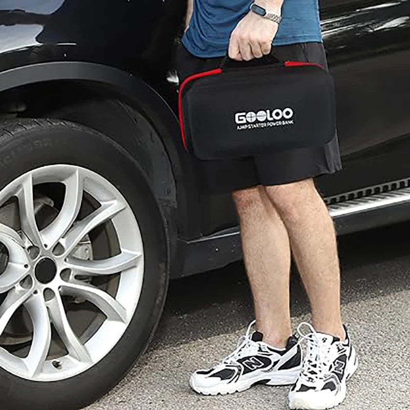 For GOOLOO GT4000 GT3000 GE1200 GP4000 PLUS Jump Starter EVA Storage Box Portable Black Power Bank Storage Bag