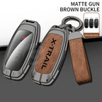 Zinc Alloy Car Key Cover Case Holder Shell Fob Protector for Nissan X-Trail t32 t33  Keychain Buckle Interior Accessories