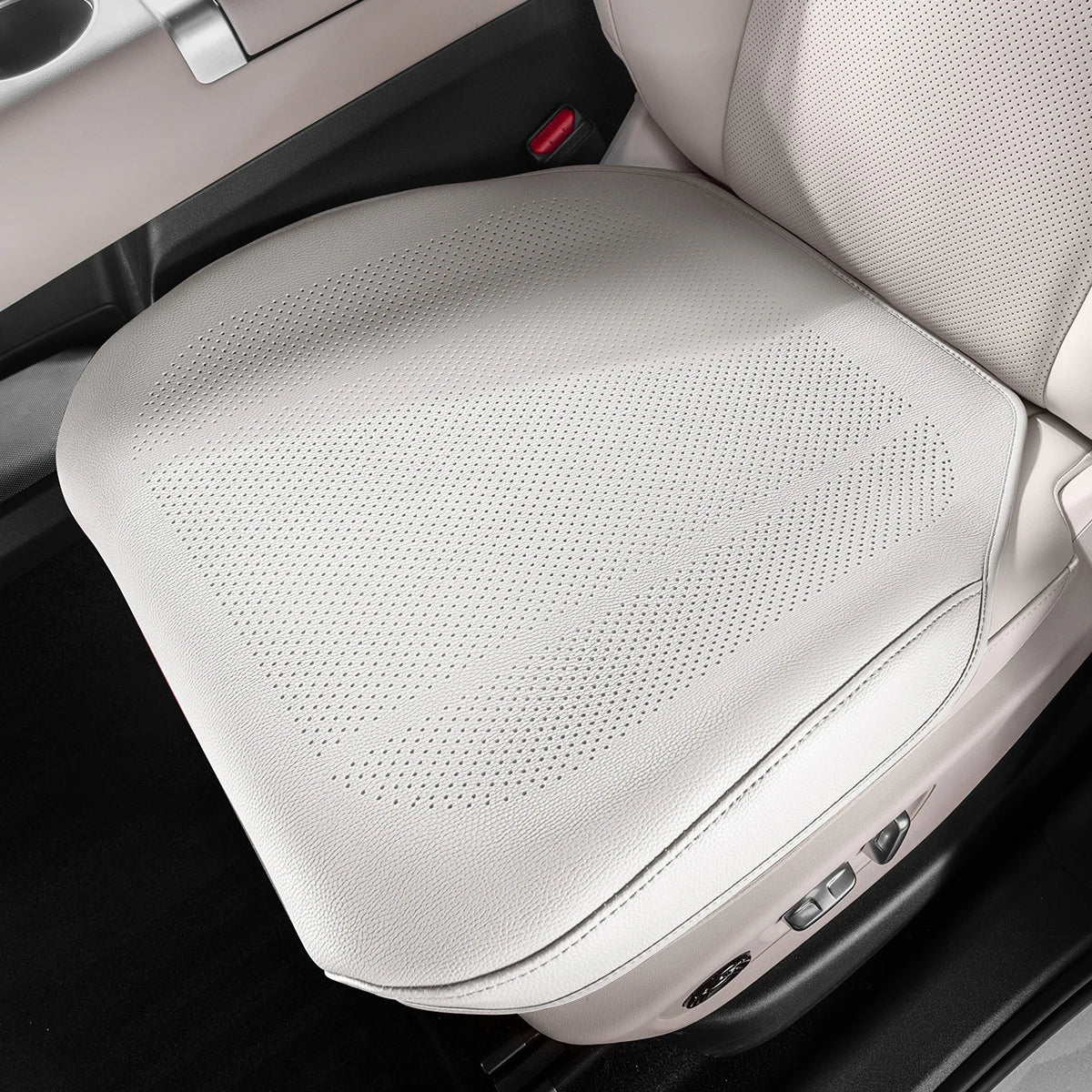 Universal Car Seat Cushion Leather Thin Breathable Hole Summer Car Seat Cover All Seasons Automotive Interior Parts