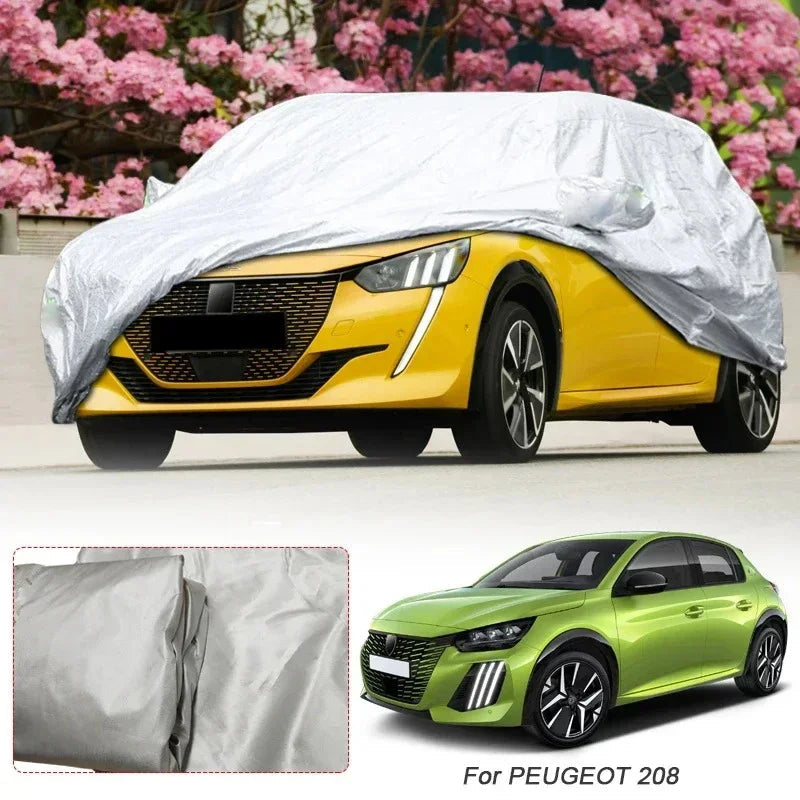 Car Cover For PEUGEOT 208,308,408,508,2008,3008,5008 dustproof, uv resistant, and waterproof car clothing Car Mobile World